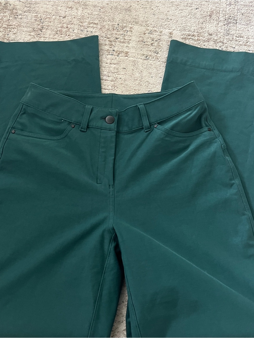 Lululemon City Sleek High-Rise Wide Leg Pants Women’s 26 Teal Green - Picture 4 of 6